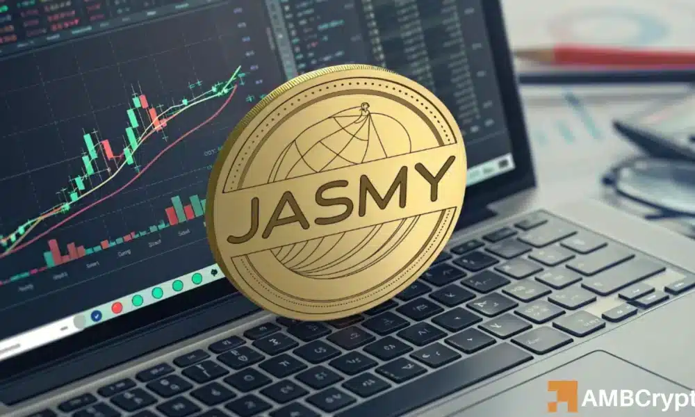 JASMY股价下跌7% - 投资者能否守住关键支撑位，或将面临15%的下跌风险？