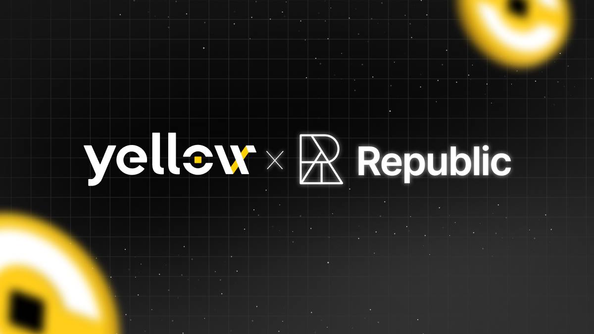 Republic 代币发售结束,$YELLOW 代币价格突破百万美元