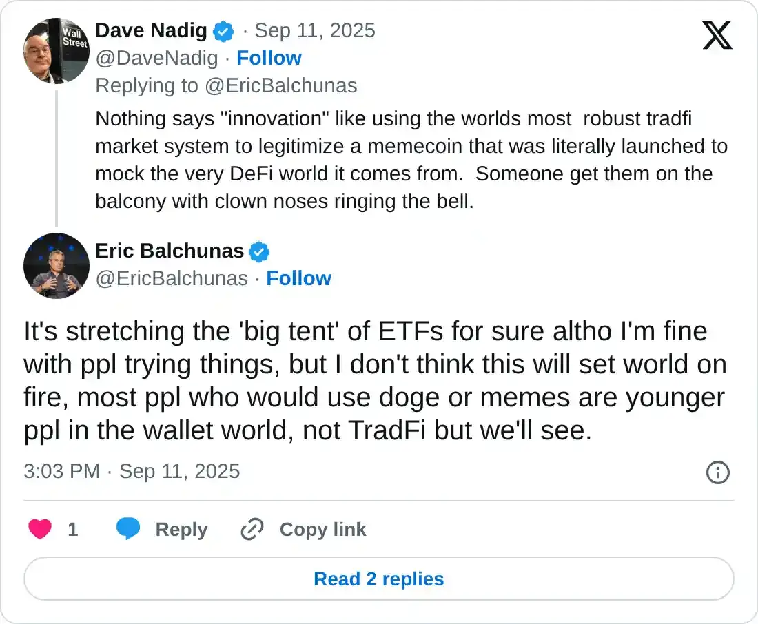 狗狗币 ETF DOJE 推迟至周五发布——狗狗币涨势能否持续？