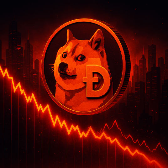 狗狗币(DOGE)价格下跌至0.17美元,巨鲸抛售7400万美元,纳斯达克合并炒作不起作用