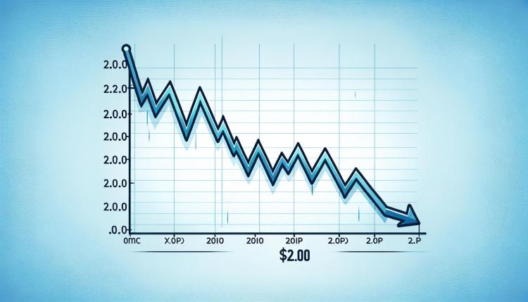 XRP价格继续下跌，跌破2美元关口，市场情绪疲软