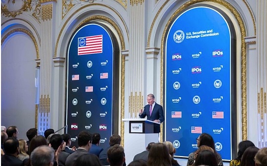 美国SEC主席呼吁重建美国资本市场